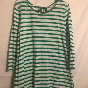 Chichi,s Shirt long sleeves round neck flare shape